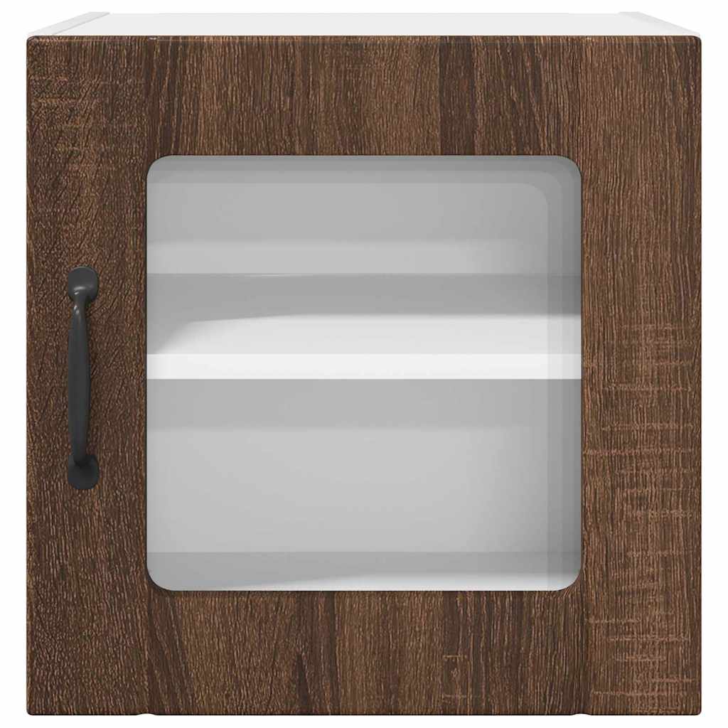 Küchenhängeschrank 2 pcs Braun Eichen-Optik 40 x 31 x 40 cm